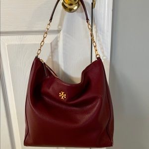 Tory Burch Imperial Garnet Hobo